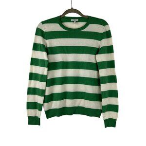 Joie Women's Small Wool & Cashmere Blend Striped Pullover Crewneck Sweater